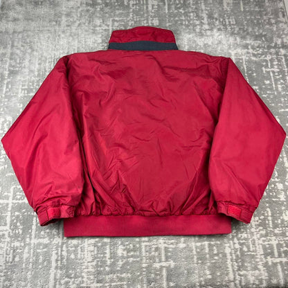 VINTAGE 00s COLUMBIA UTILITY BOMBER JACKET RED