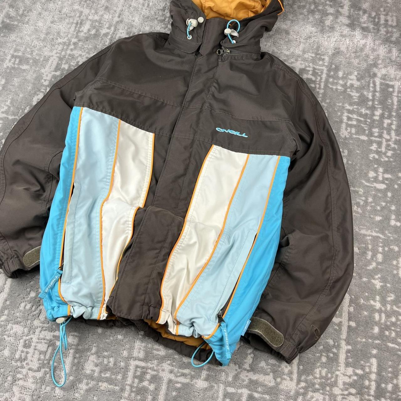 VINTAGE Y2K ONEILL TECHNICAL SKI JACKET BROWN