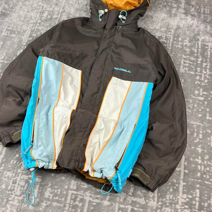 VINTAGE Y2K ONEILL TECHNICAL SKI JACKET BROWN