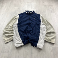 VINTAGE Y2K NIKE COURT LIGHTWEIGHT TRACK JACKET NAVY / CREAM