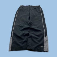 VINTAGE Y2K REEBOK BAGGY TRACKSUIT BOTTOMS BLACK