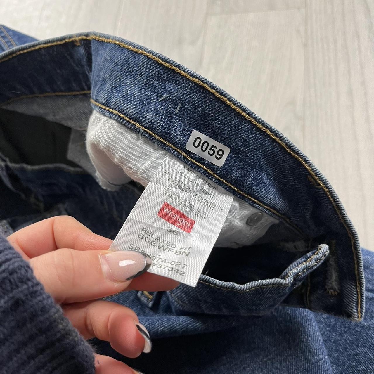 VINTAGE 00s WRANGLER BAGGY LOOSE JORTS BLUE