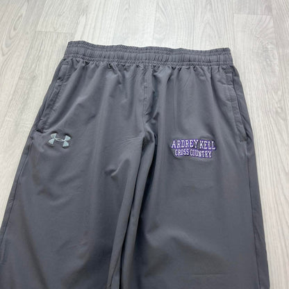 VINTAGE Y2K UNDER ARMOUR LOOSE TRACKSUIT BOTTOMS GREY