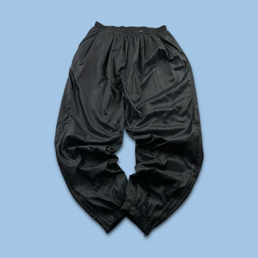 VINTAGE 90s NIKE BAGGY TRACKSUIT BOTTOMS BLACK