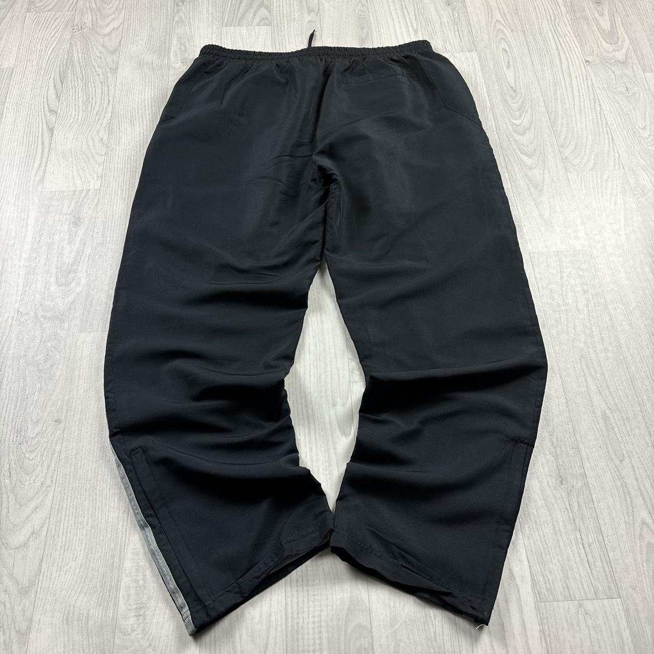 VINTAGE Y2K LONSDALE BAGGY TRACKSUIT BOTTOMS BLACK