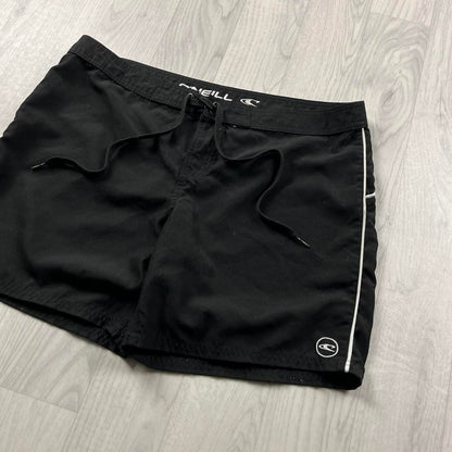 VINTAGE Y2K O’NEILL BAGGY LOOSE BOARD SURF SHORT SHORTS BLACK