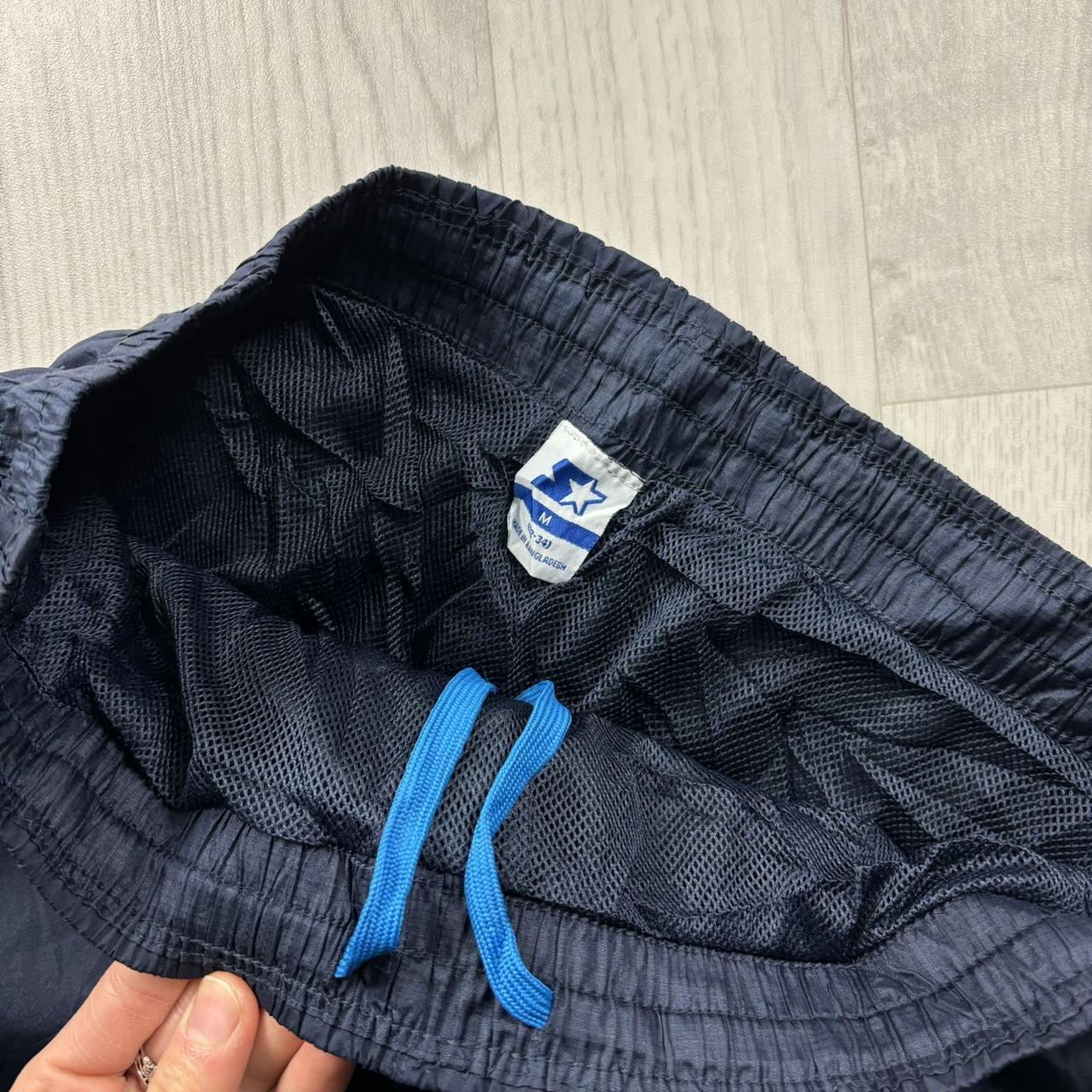 VINTAGE Y2K STARTER BAGGY TRACKSUIT BOTTOMS NAVY