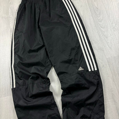 VINTAGE Y2K ADIDAS BAGGY TRACKSUIT BOTTOMS BLACK