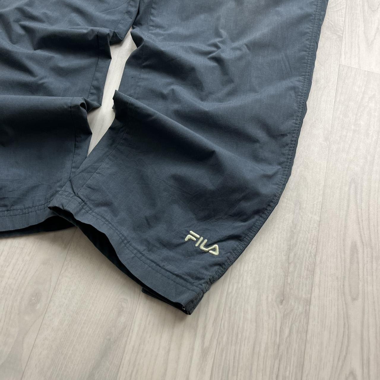 VINTAGE Y2K FILA BAGGY TRACKSUIT BOTTOMS GREY