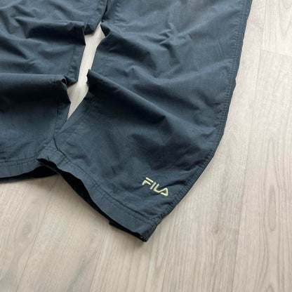 VINTAGE Y2K FILA BAGGY TRACKSUIT BOTTOMS GREY