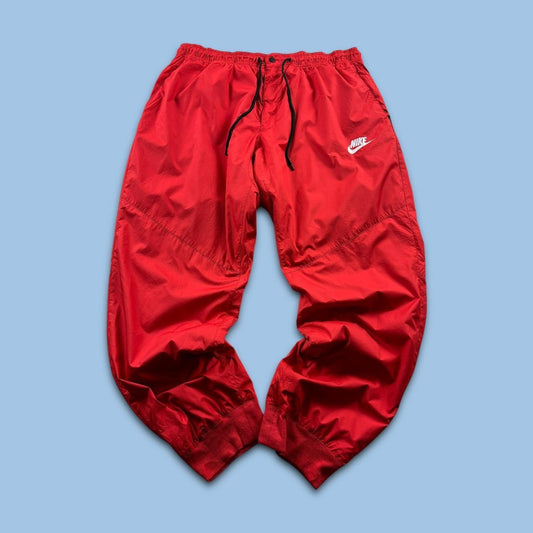 VINTAGE Y2K NIKE BAGGY TRACKSUIT BOTTOMS RED