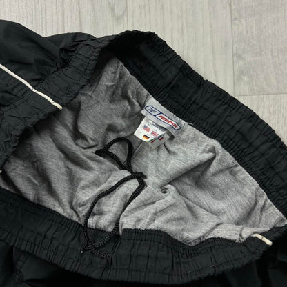 VINTAGE Y2K REEBOK BAGGY TRACKSUIT BOTTOMS BLACK