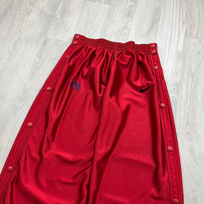 VINTAGE Y2K NIKE BAGGY TRACKSUIT BOTTOMS RED