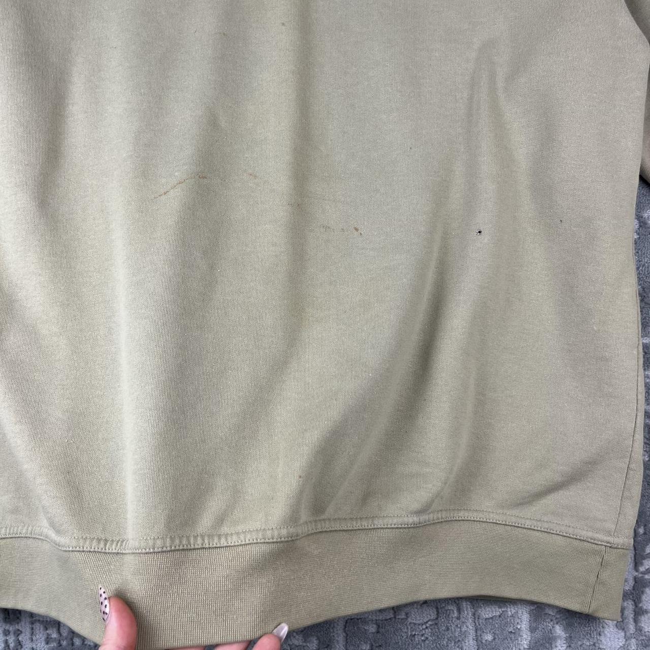 VINTAGE Y2K QUIKSILVER SPELL OUT BOXY SWEATSHIRT BEIGE