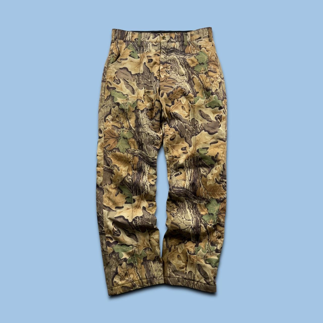 VINTAGE CABELAS REALTREE BAGGY INSULATED CAMO CARGO PANTS