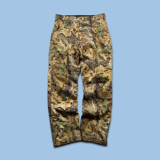 VINTAGE CABELAS REALTREE BAGGY INSULATED CAMO CARGO PANTS