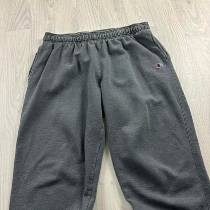 VINTAGE 00s CHAMPION CUFFED COTTON SWEATPANTS GREY