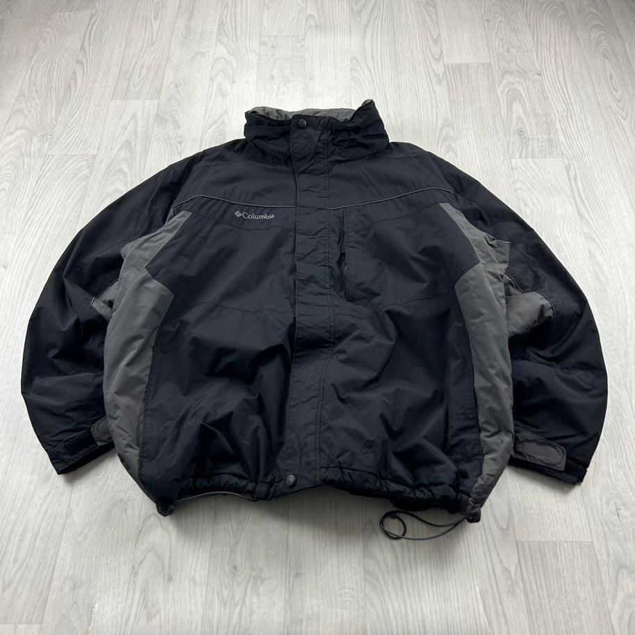 VINTAGE Y2K COLUMBIA TECHNICAL UTILITY JACKET BLACK
