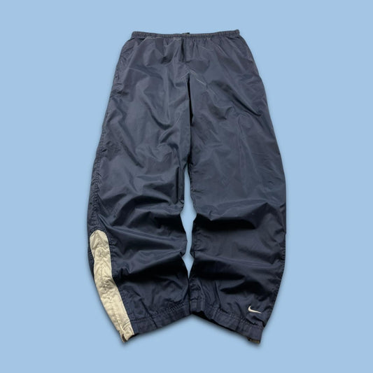VINTAGE Y2K NIKE BAGGY TRACKSUIT BOTTOMS NAVY