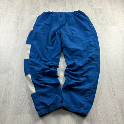 VINTAGE 90s ADIDAS EQUIPMENT BAGGY TRACKSUIT BOTTOMS BLUE