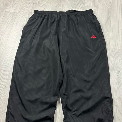 VINTAGE 90s ADIDAS BAGGY TRACKSUIT BOTTOMS BLACK
