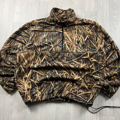 VINTAGE MOSSY OAK REALTREE TECHNICAL ZIP UP FLEECE CAMO