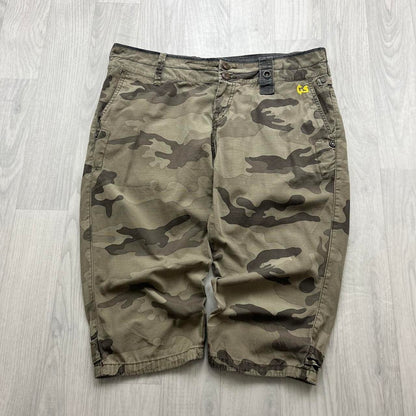 VINTAGE Y2K G STAR RAW CAMO CARGO SHORTS