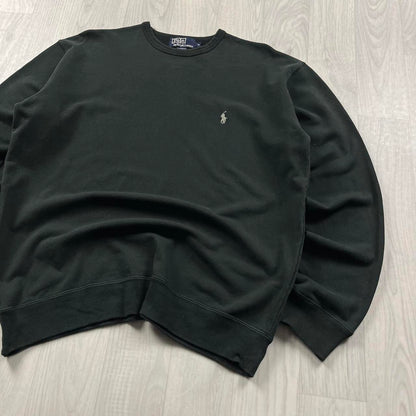 VINTAGE Y2K POLO RALPH LAUREN SWEATSHIRT BLACK