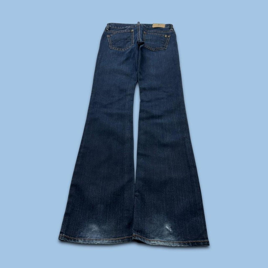 VINTAGE Y2K BUFFALO LOW RISE BOOTCUT JEANS NAVY