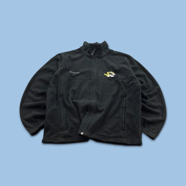 VINTAGE 00s COLUMBIA FLEECE JACKET BLACK