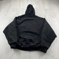 VINTAGE Y2K WALLS HOODED WORKWEAR BOMBER JACKET BLACK