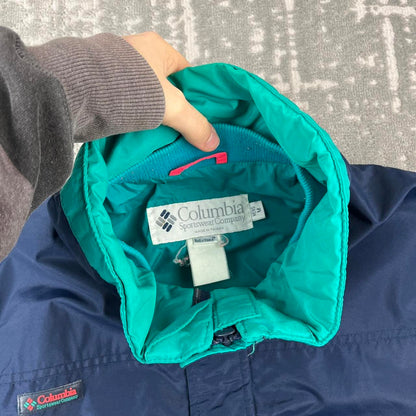 VINTAGE 90s COLUMBIA SKI UTILITY JACKET NAVY