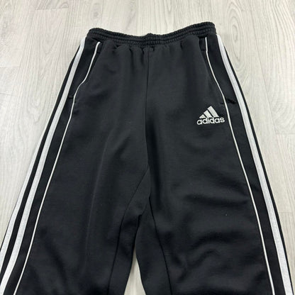 VINTAGE Y2K ADIDAS STRAIGHT LEG BAGGY TRACKSUIT BOTTOMS BLACK