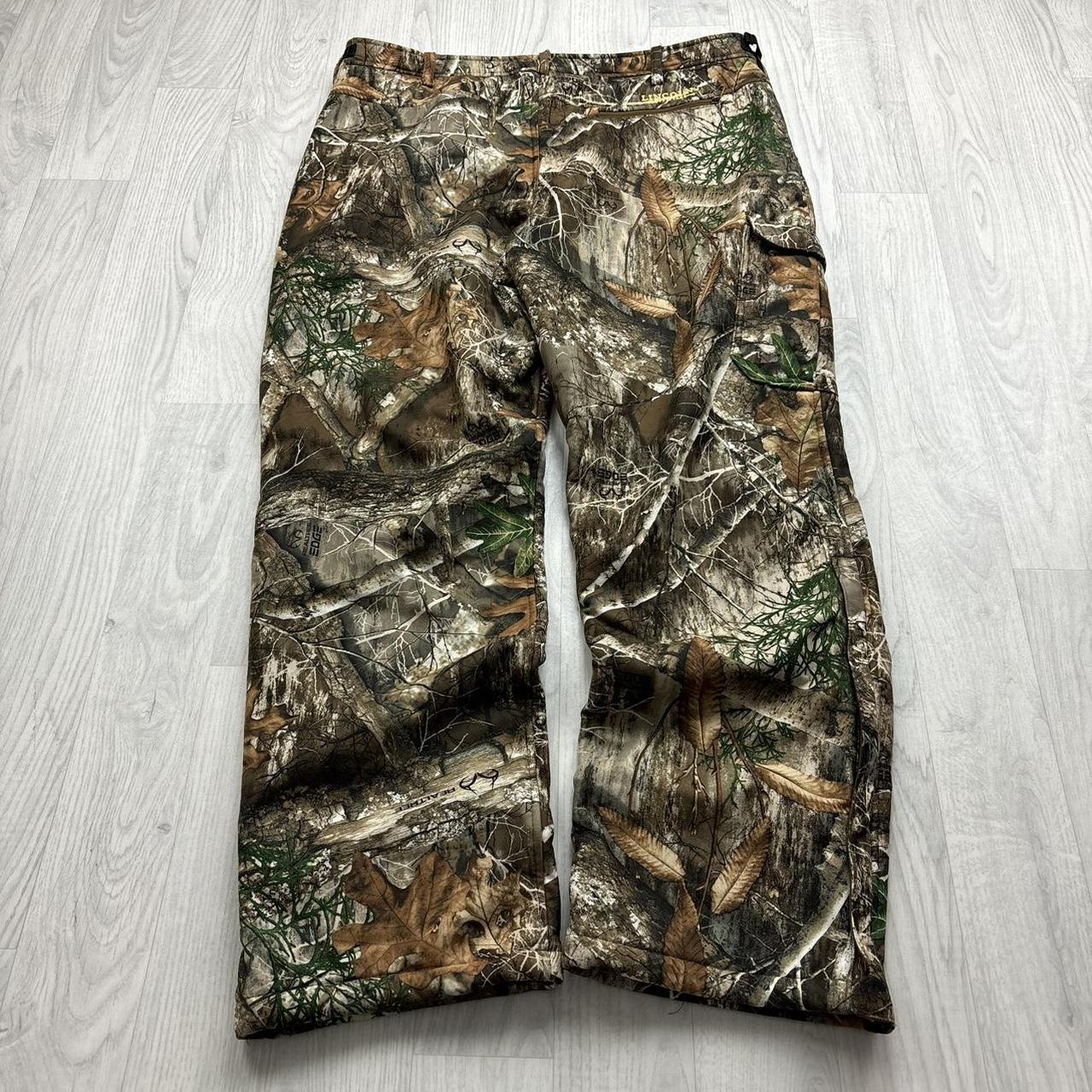 VINTAGE REALTREE FLEECE LINED BAGGY CAMO CARGO PANTS