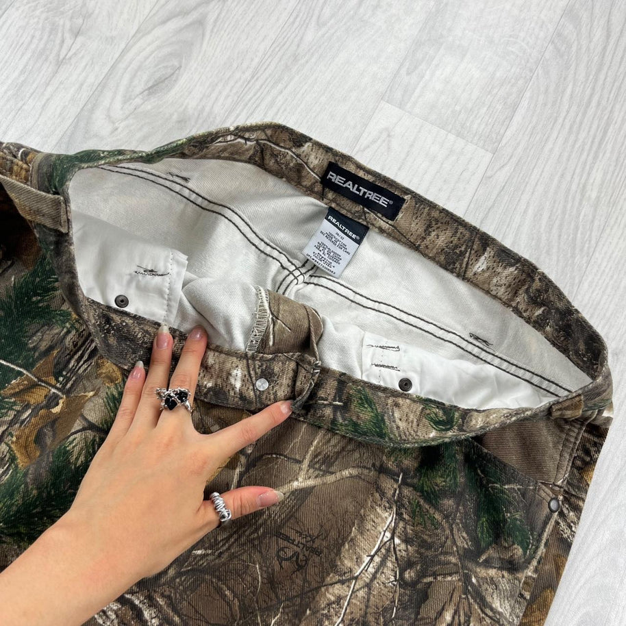 VINTAGE REALTREE BAGGY CAMO CARGO PANTS