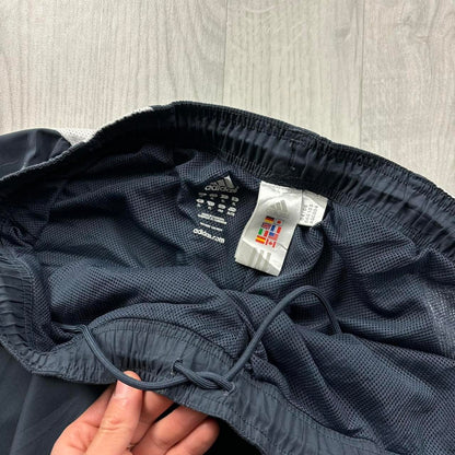VINTAGE Y2K ADIDAS BAGGY TRACKSUIT BOTTOMS GREY