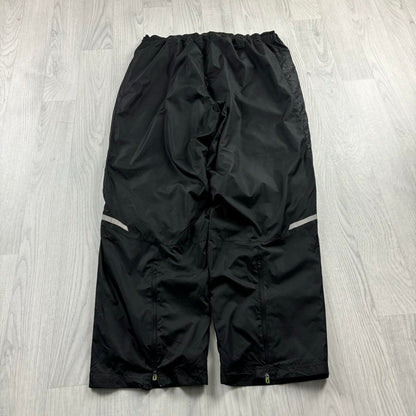 VINTAGE Y2K RUSSELL ATHLETIC BAGGY TRACKSUIT BOTTOMS BLACK