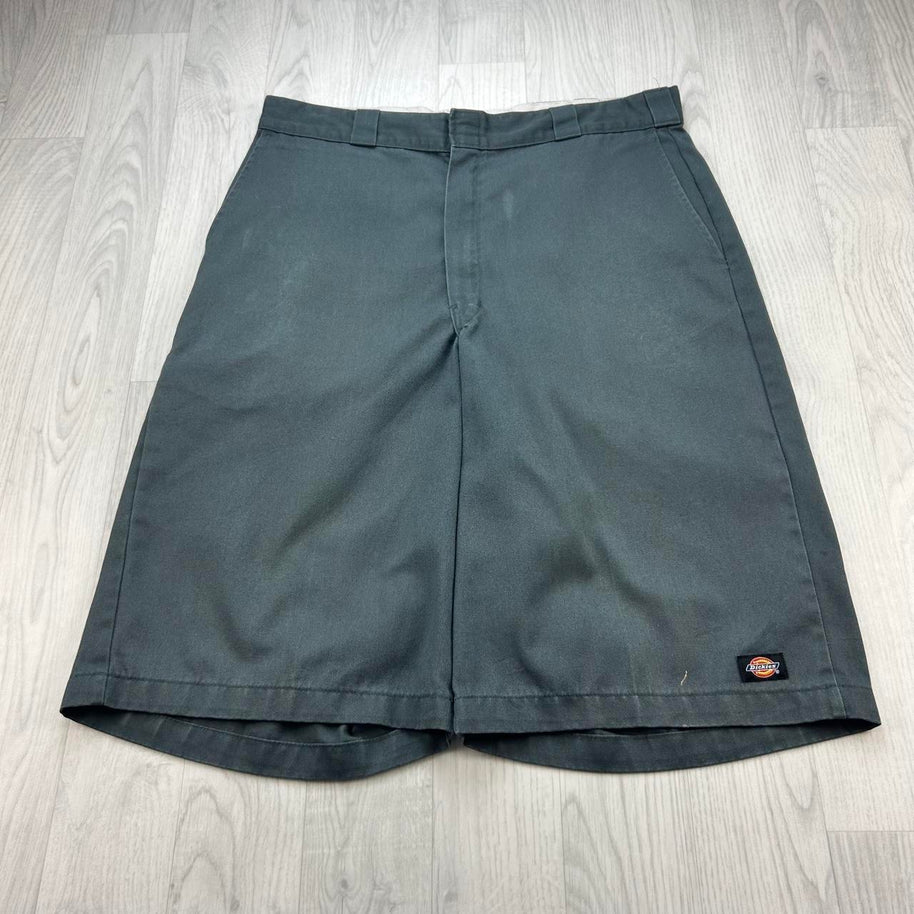 VINTAGE Y2K DICKIES BAGGY SKATER SHORTS GREY