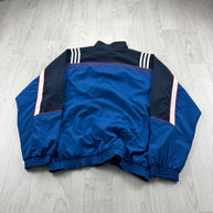 VINTAGE Y2K ADIDAS ZIP UP LIGHTWEIGHT TRACK JACKET BLUE / NAVY