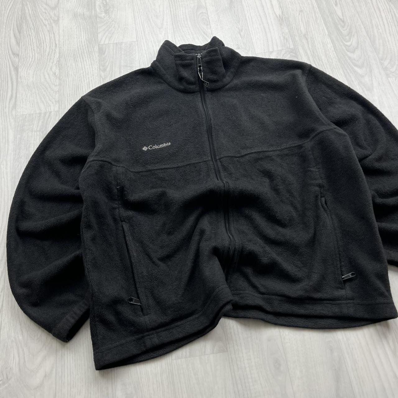 VINTAGE Y2K COLUMBIA ZIP UP FLEECE BLACK
