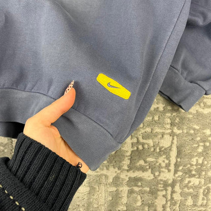VINTAGE Y2K NIKE SPELL OUT BOXY SWEATSHIRT NAVY