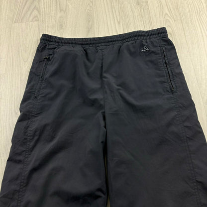 VINTAGE Y2K ADIDAS STRAIGHT LEG TRACKSUIT BOTTOMS NAVY