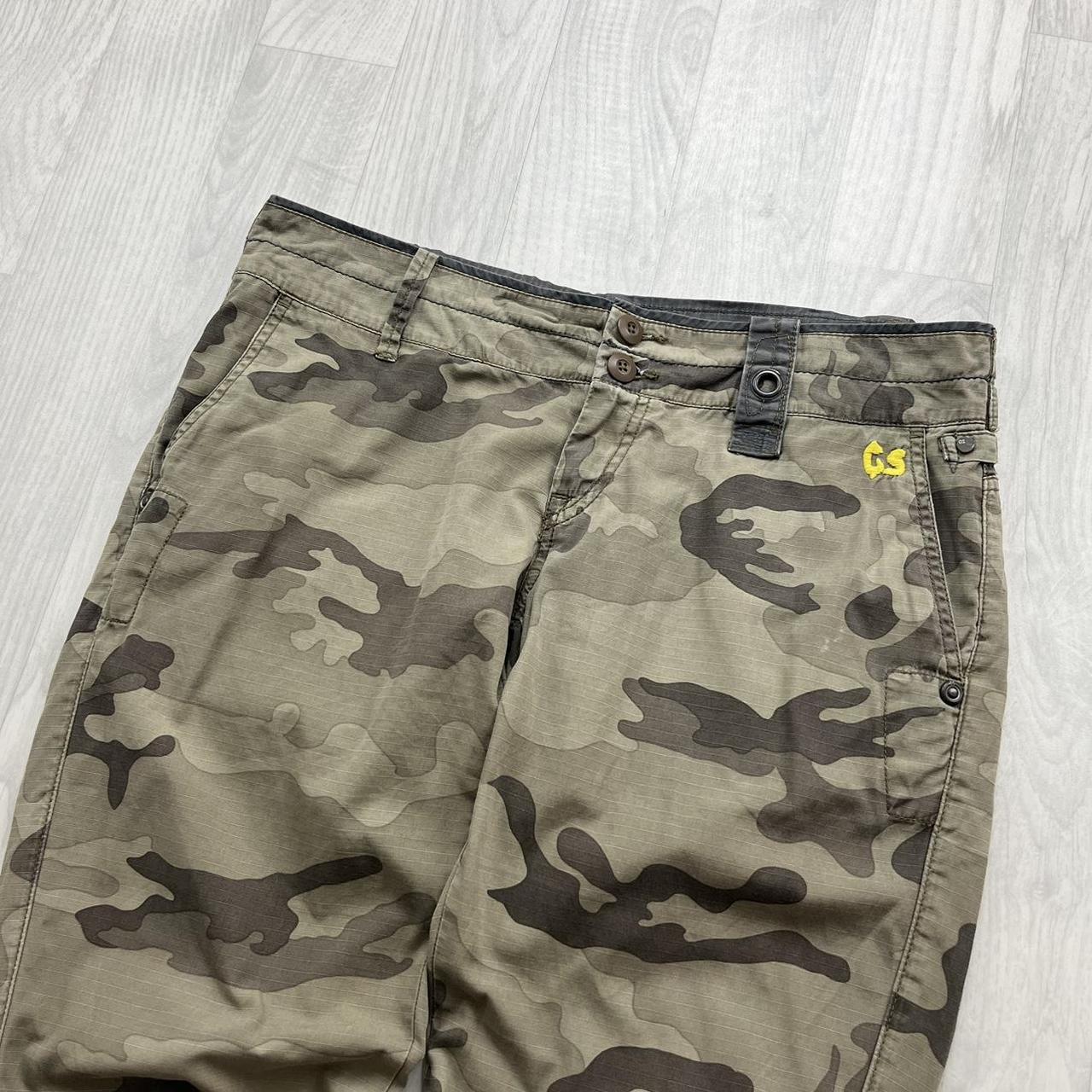 VINTAGE Y2K G STAR RAW CAMO CARGO SHORTS