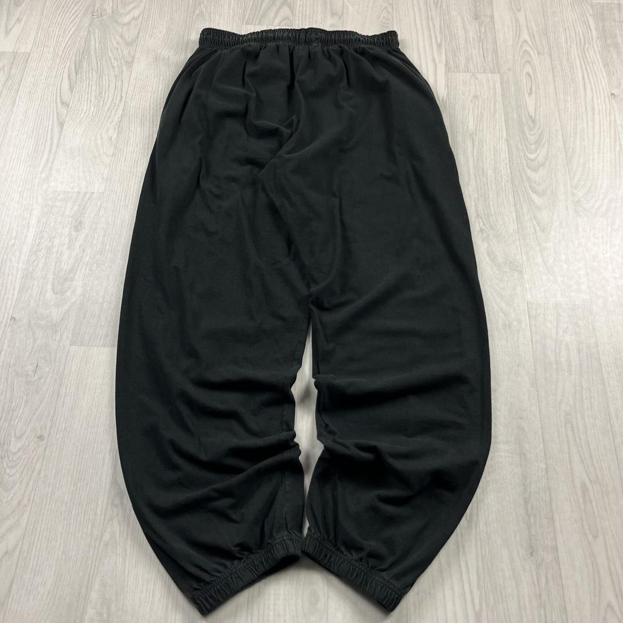VINTAGE 00s CHAMPION BAGGY LIGHTWEIGHT SWEATPANTS BLACK