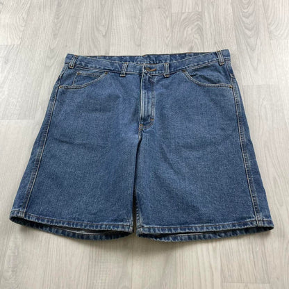 VINTAGE DENVER HAYES BAGGY LOOSE SKATER JORTS BLUE (40w)