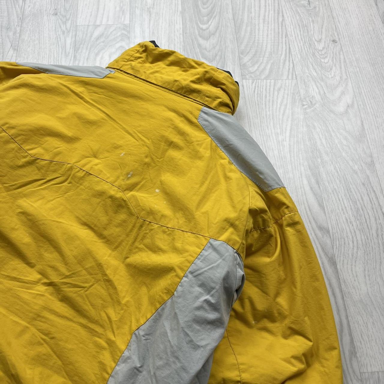 VINTAGE 00s COLUMBIA UTILITY SKI JACKET YELLOW GREY