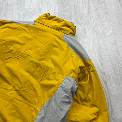 VINTAGE 00s COLUMBIA UTILITY SKI JACKET YELLOW GREY