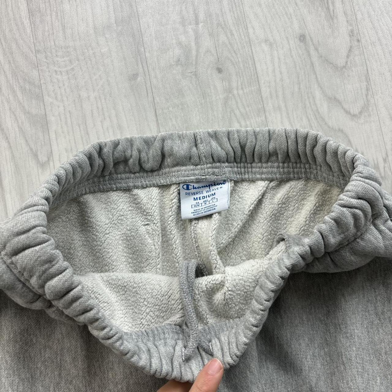 CHAMPION REVERSE WEAVE COTTON SWEATPANTS GREY