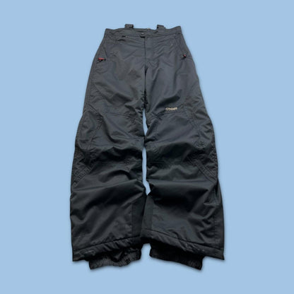 VINTAGE Y2K SPYDER BAGGY SKI PANTS SALOPETTES BLACK