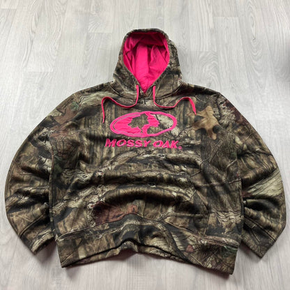 VINTAGE REALTREE MOSSY OAK HOODIE CAMO PINK